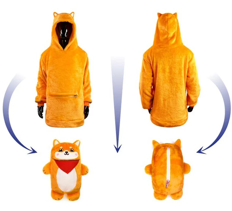 Disfraz Sudadera Peluche Aitor Akita infantil 10-12A