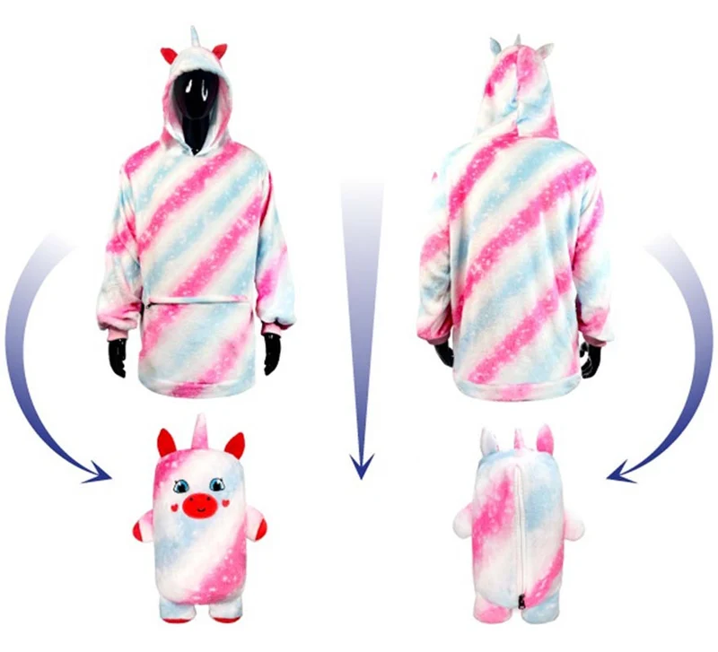 Disfraz Sudadera Peluche Uri Unicornio infantil 3-4A