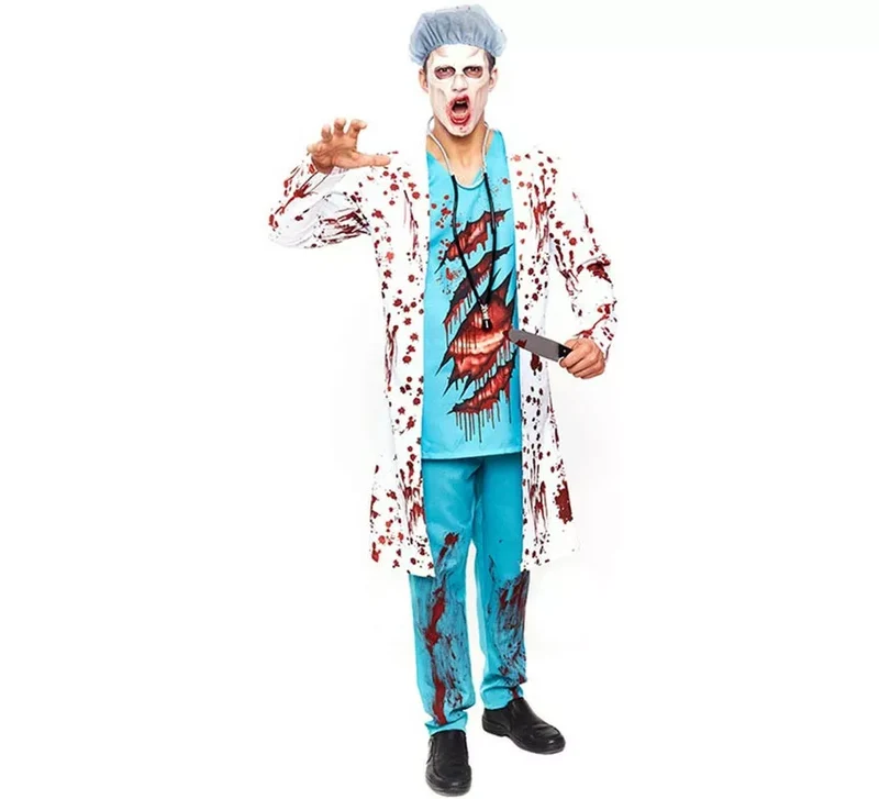 Disfraz de Cirujano Zombie para adultos S