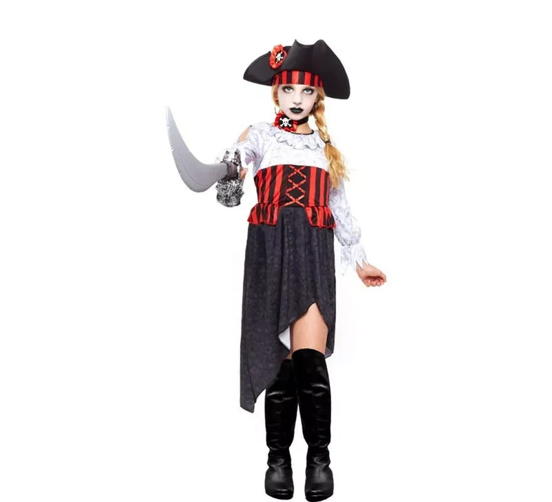Disfraz de Pirata Zombie para niña 10-12A