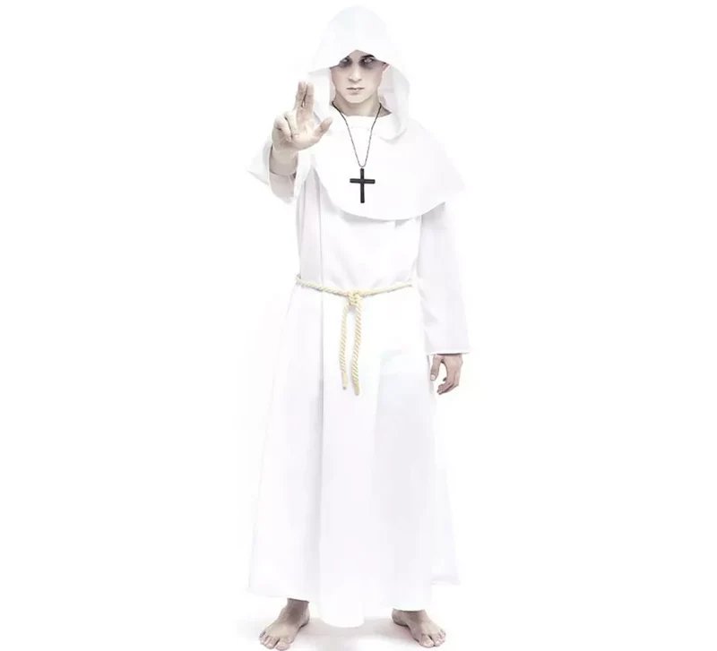 Disfraz de Monje blanco para hombre L