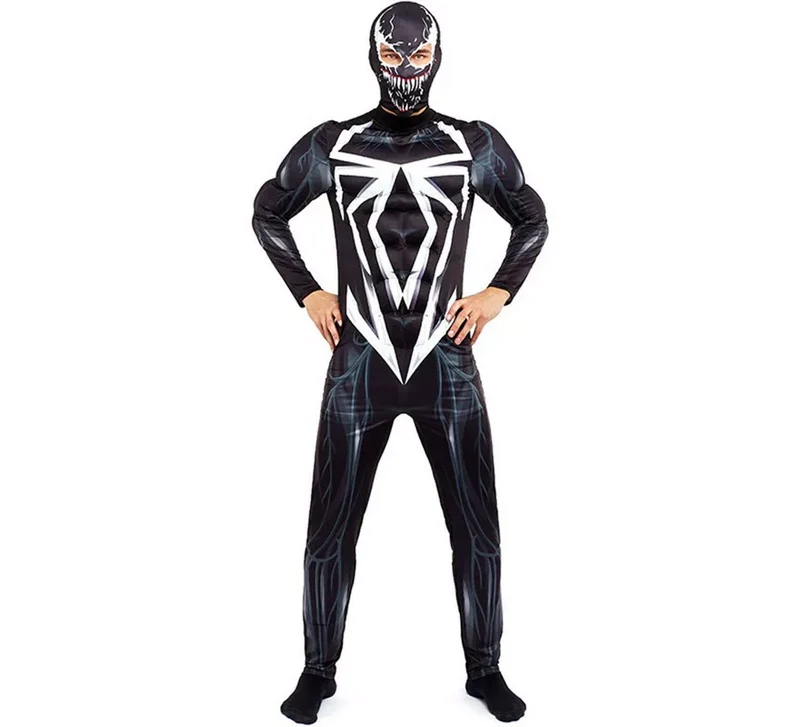 Disfraz de Black Spider Maligno para hombre M