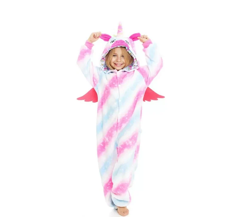 Disfraz de Pijama Uri Unicornio con capucha y alas para niña 10-12A