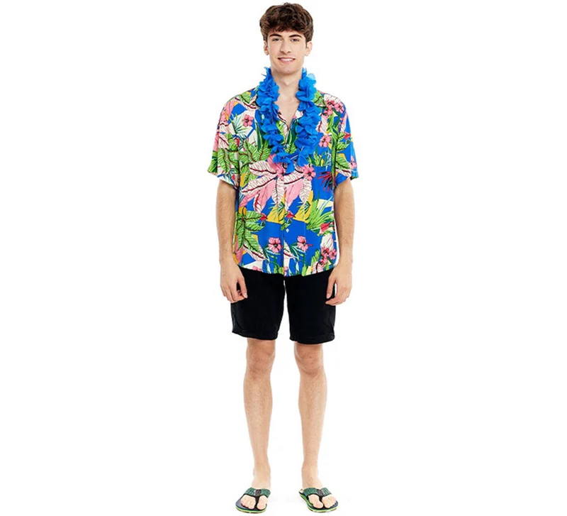 Camisa Hawaiana Tropical para hombre M