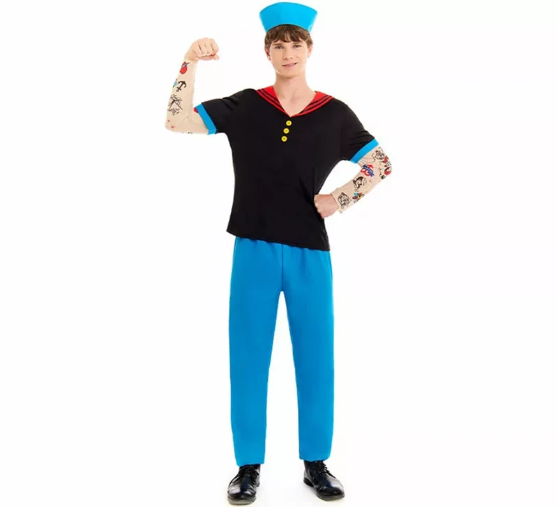 Disfraz de Marinero Forzudo para hombre S