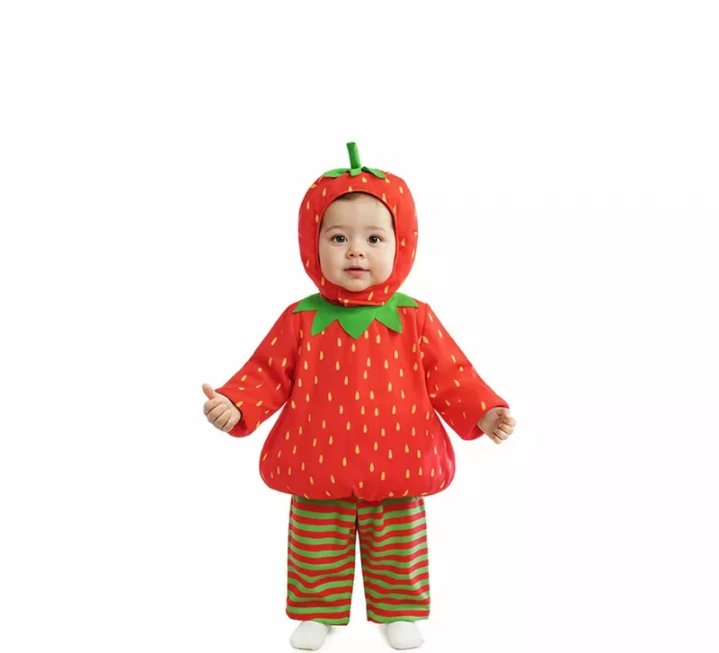 Disfraz de Fresita para bebé 6-12M