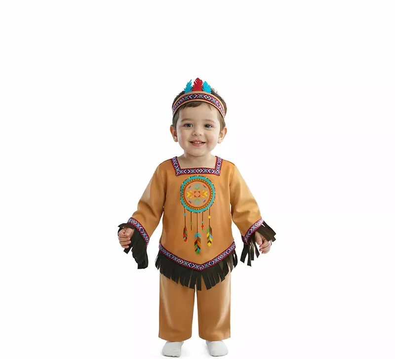 Disfraz de Nativo Americano para bebé 12-18M