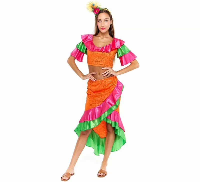 Disfraz de Reina de Samba para mujer S