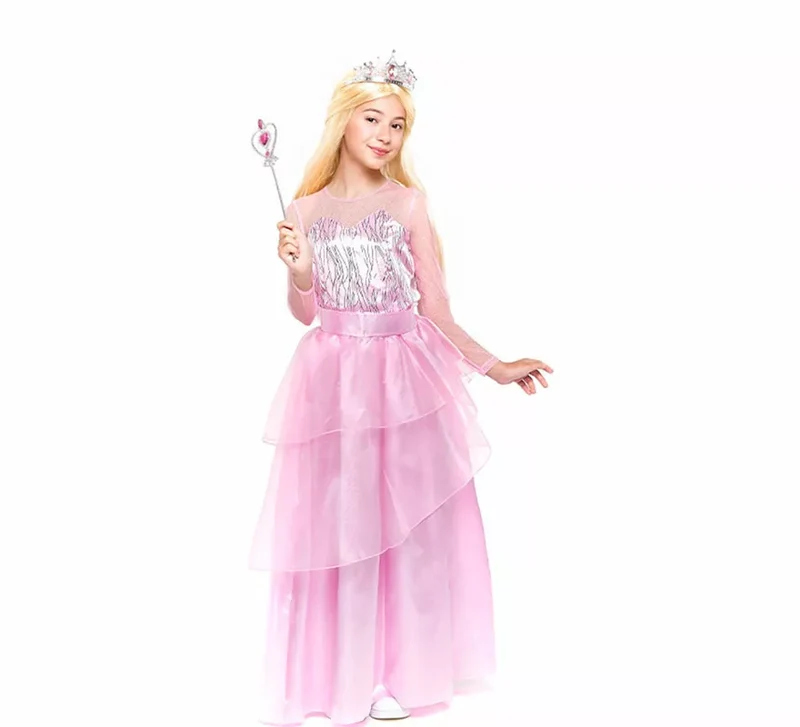 Disfraz de Glinda Bruja Buena del Norte de niña 3-4A