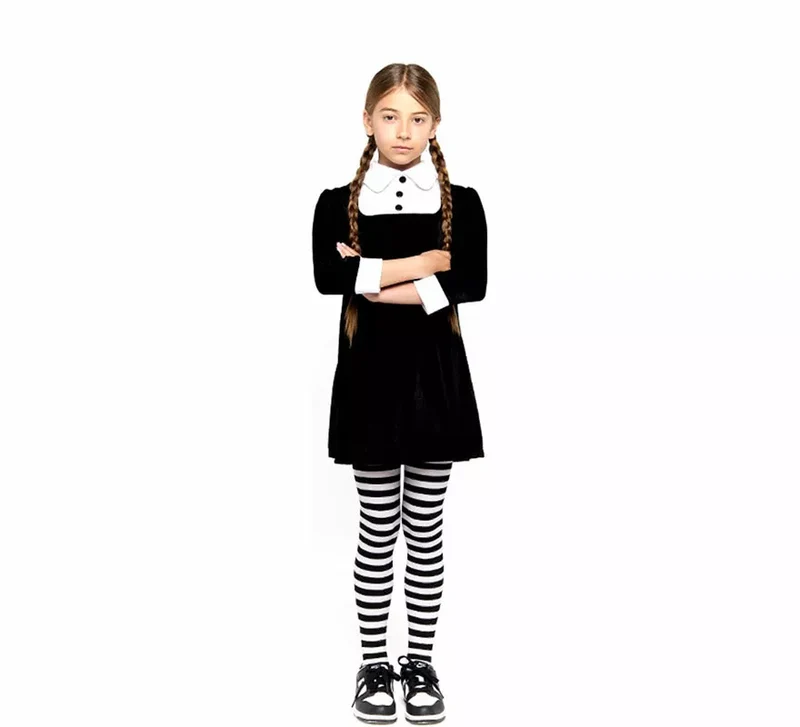 Disfraz de Niña Siniestra de Terciopelo para niña 7-9A
