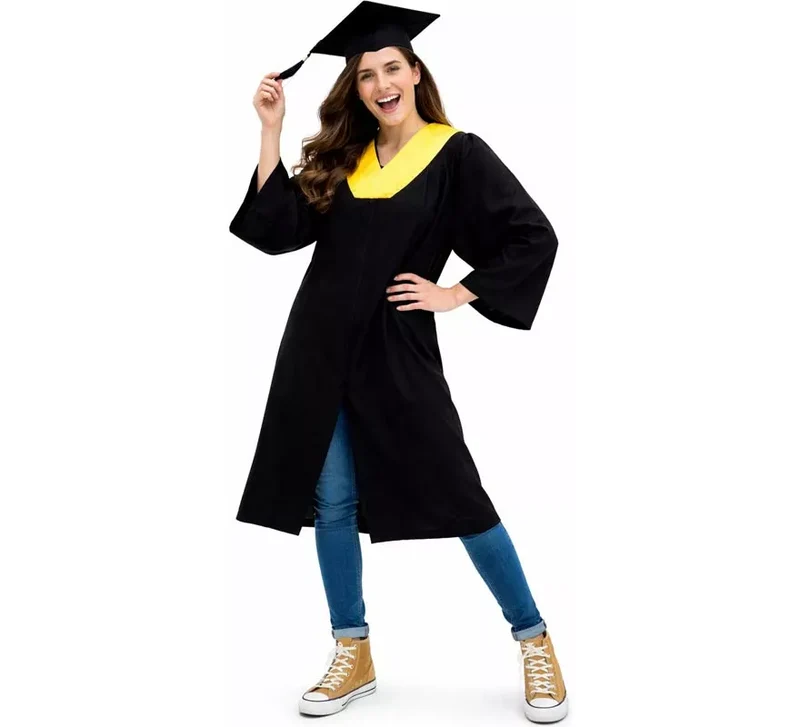 Disfraz de Graduado dorado para adultos XL