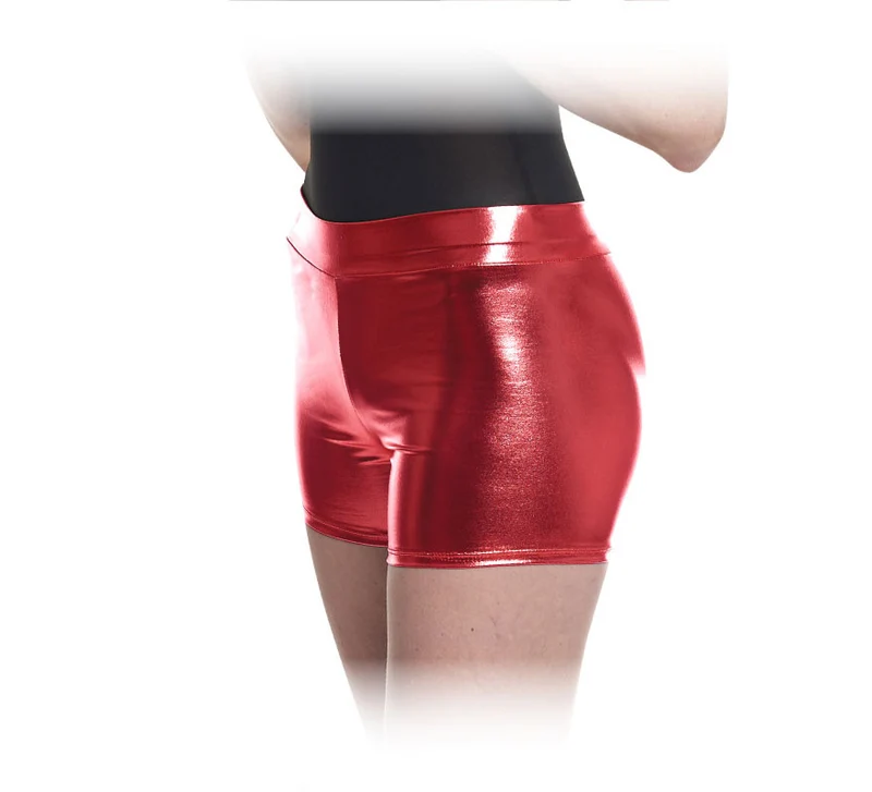 Short rojo oscuro para mujer S