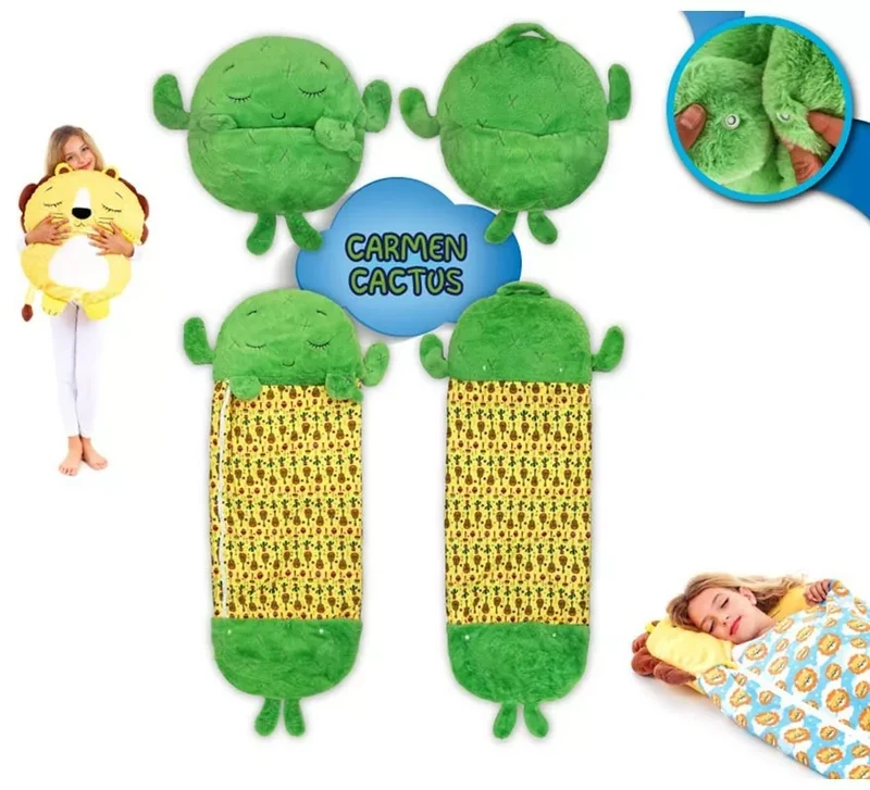 Saco de Dormir Carmen Cactus con cojín de 135 cm Sin talla