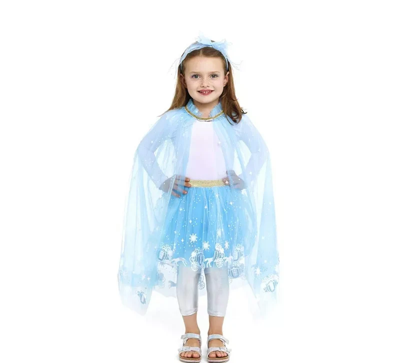 Kit de Princesa del Invierno infantil: Tutú y capa escarchada Universal Niños