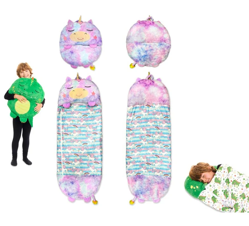 Saco de Dormir con Cojín Unicornio iridiscente de 165 cm Sin talla