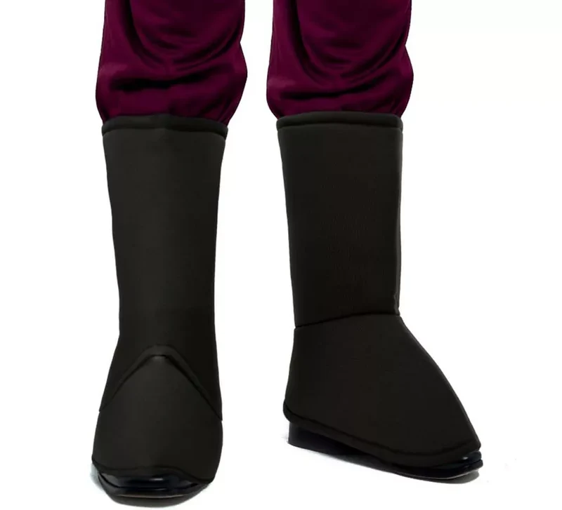 Cubrebotas Medievales negro infantil Universal Niños