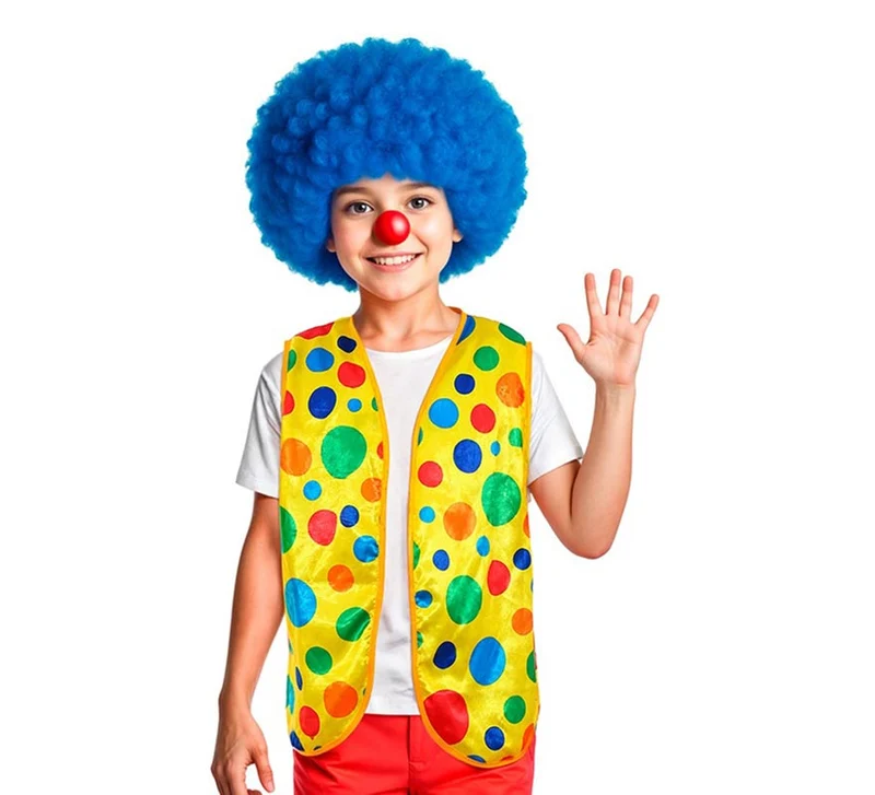 Chaleco de Payaso Topos multicolor infantil Universal Niños