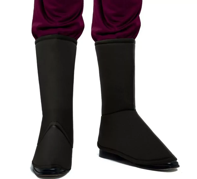 Cubrebotas Medievales negro adulto Universal Adulto