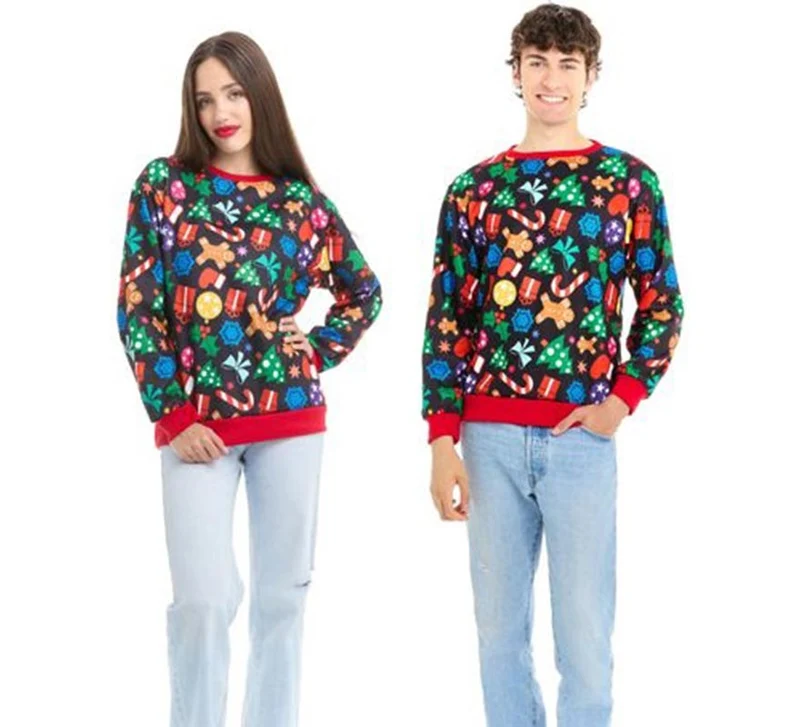 Sudadera Figuritas de Navidad para adulto L