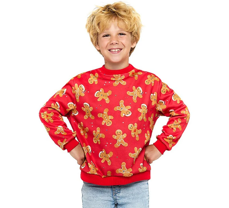 Sudadera Galletitas de Jengibre para niños 10-12A