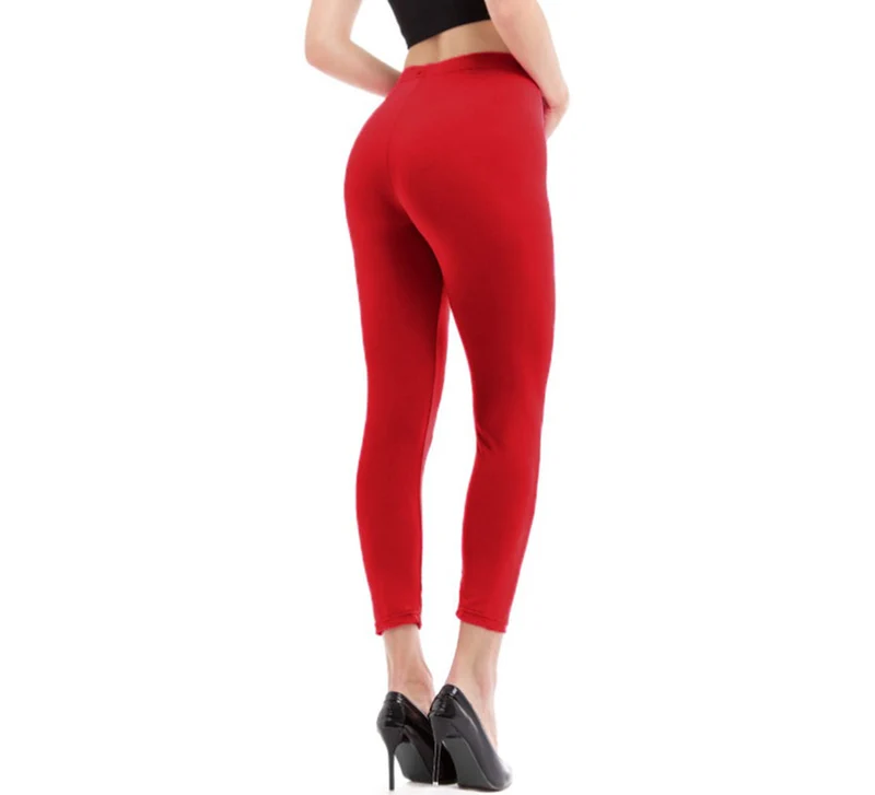 Leggins rojo para mujer XXL