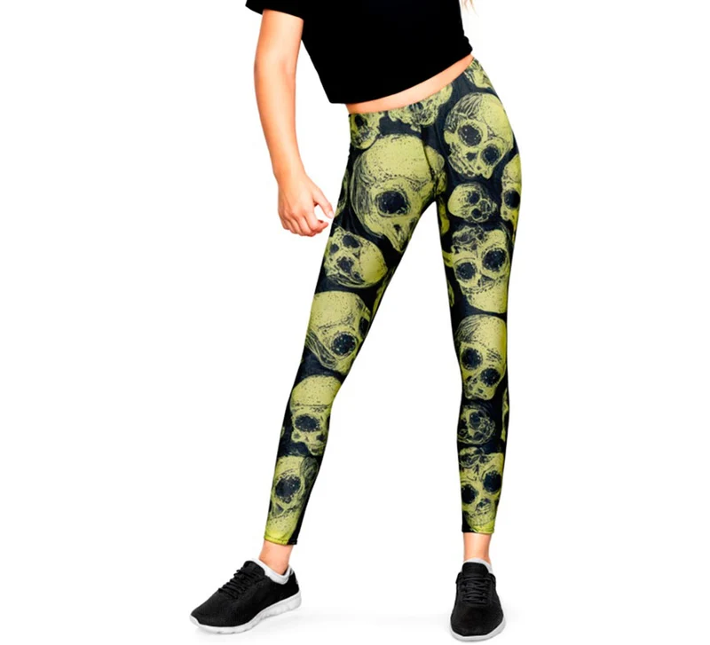 Leggins de Calaveras para niña 5-6A