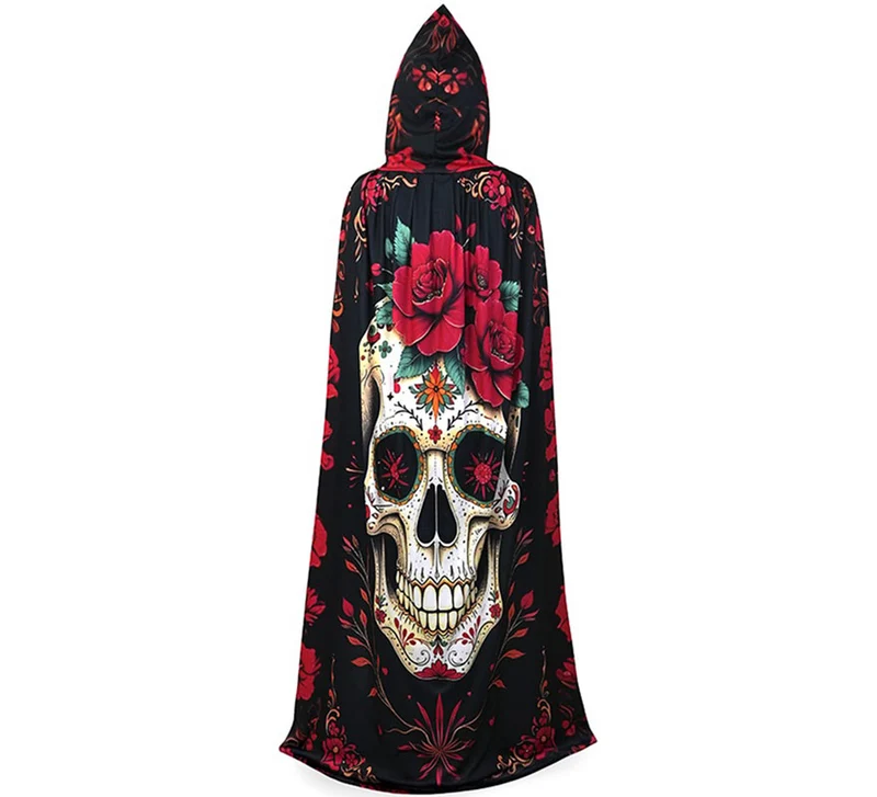 Capa de Catrina con Capucha de 185 cm T.Única