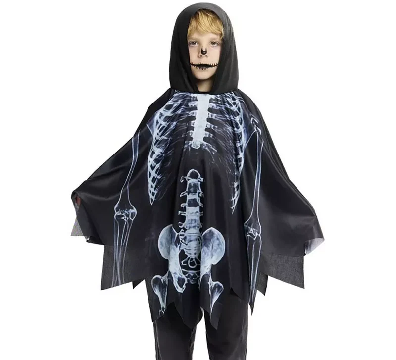 Disfraz o Poncho Rayos X Infantil Universal Niños