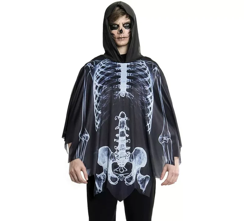 Disfraz o Poncho Rayos X Adulto Universal Adulto