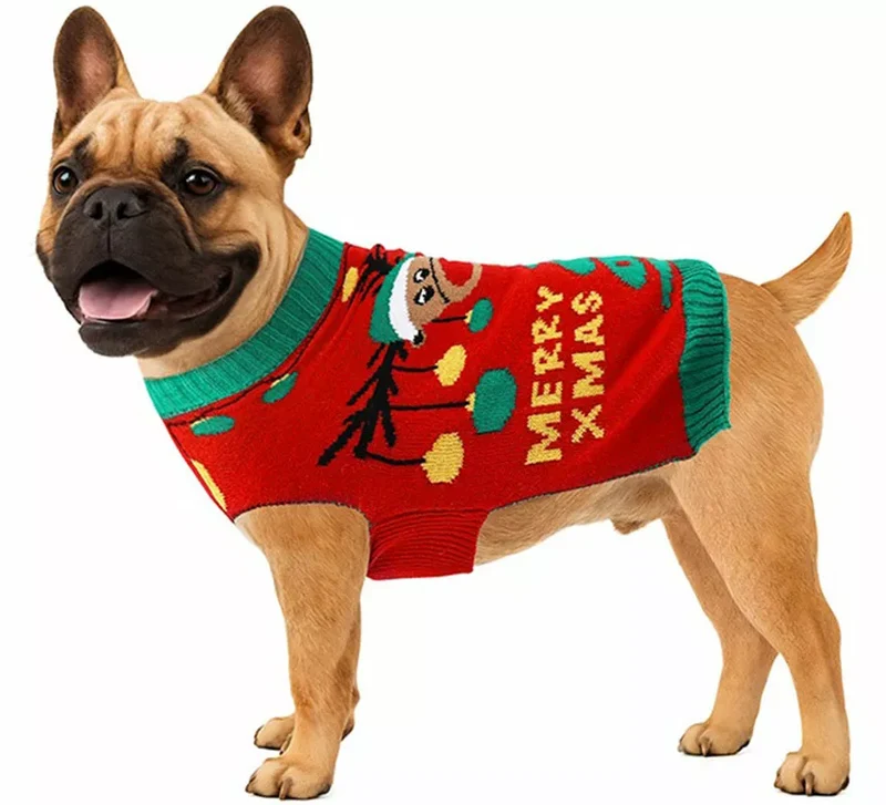 Jersey Navideño de Reno para perro XS
