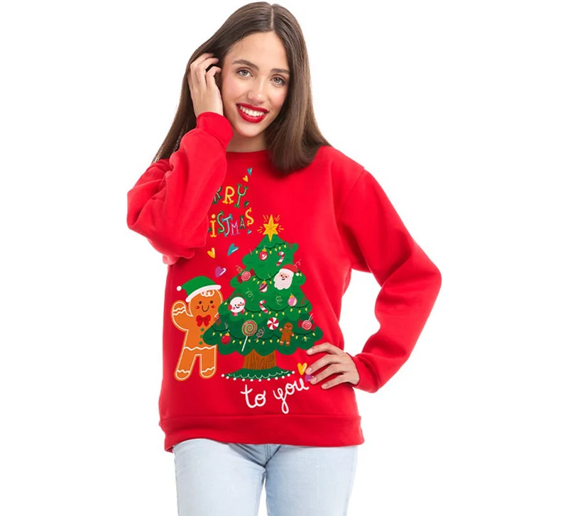 Sudadera Merry Christmas para adulto XL