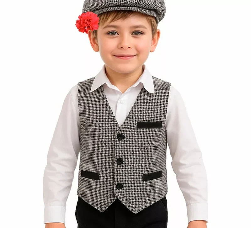 Chaleco de Chulapo para niño 5-6A