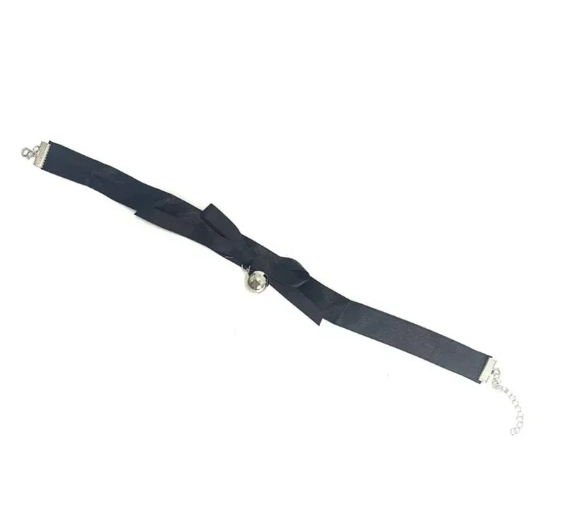 Gargantilla con cascabel negro Sin talla
