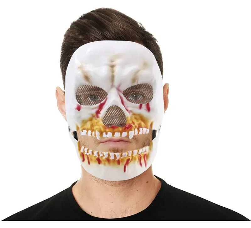 Máscara Calavera Blanca Universal Adulto