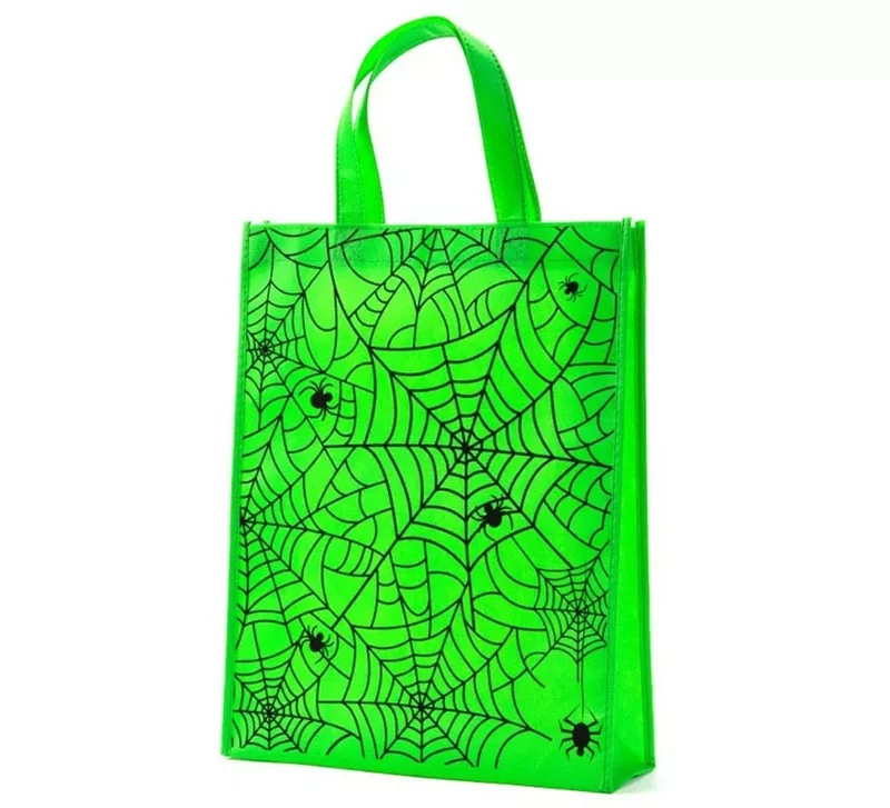 Bolsa Telaraña verde de 38x30x10 cm T.Única