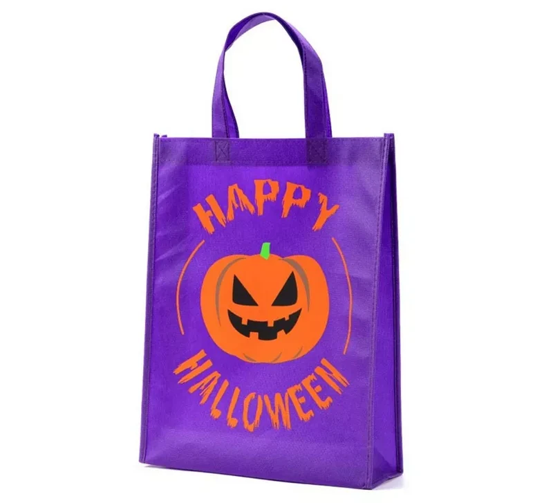 Bolsa Happy Halloween Calabaza de 38x30x10 cm T.Única