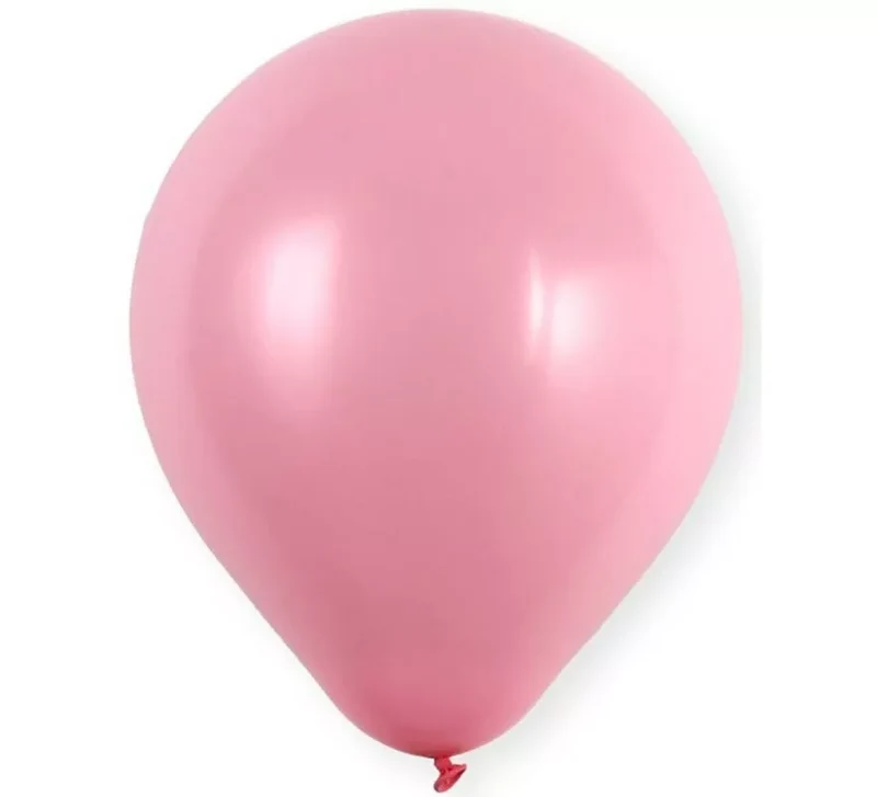 Pack de 10 Globos de 25 cm en varios colores Rosa Pastel