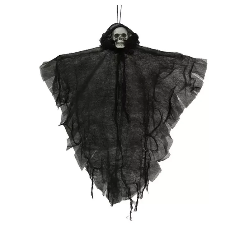 Colgante de Esqueleto con túnica negra de 42 cm T.Única