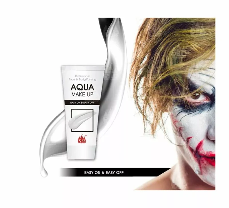 Maquillaje al agua Aqua Make up en varios colores Blanco