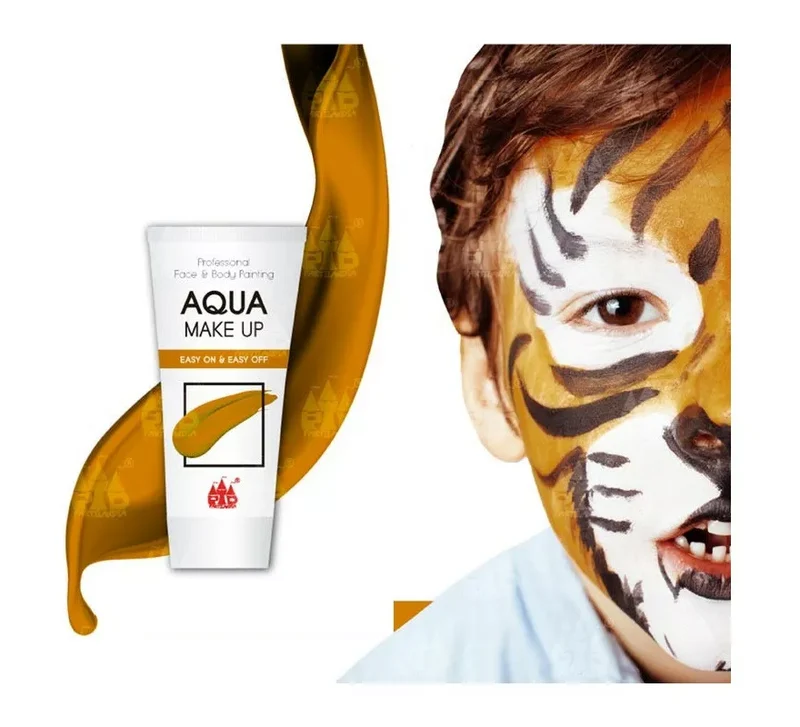 Maquillaje al agua Aqua Make up en varios colores Naranja