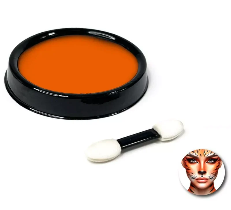 Pack de Maquillaje al agua naranja con brocha Sin talla