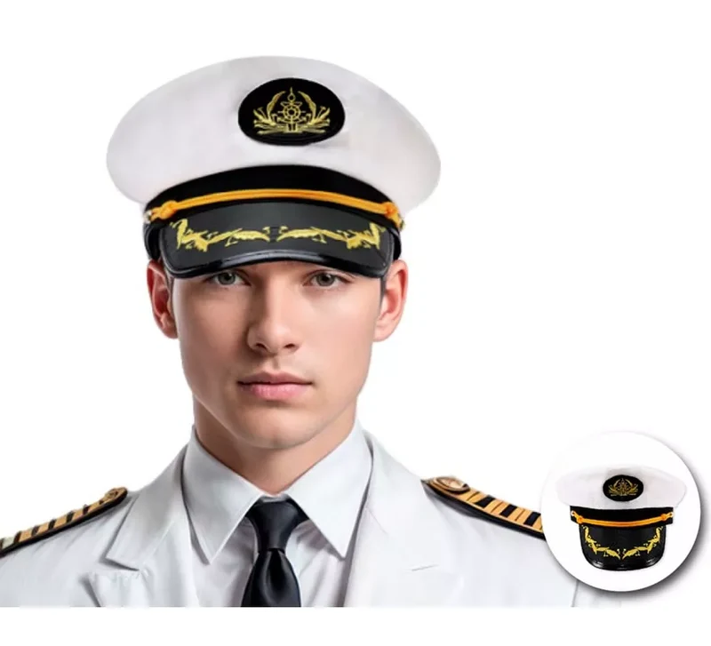 Gorra de Capitán de Barco adulto Universal Adulto