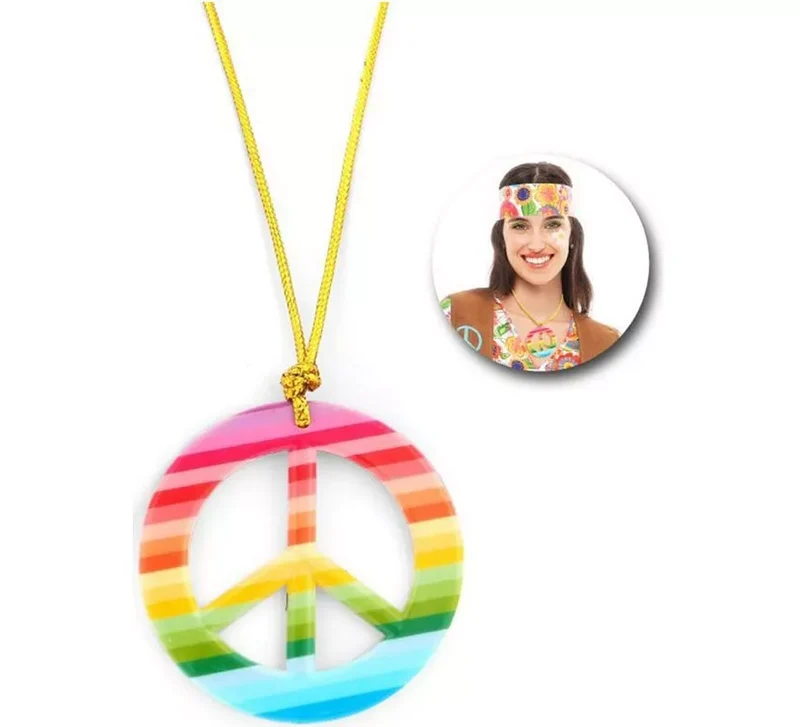 Collar Hippie Arcoíris T.Universal