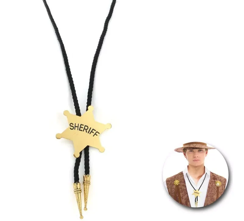 Collar Estrella Sheriff dorado Universal Adulto