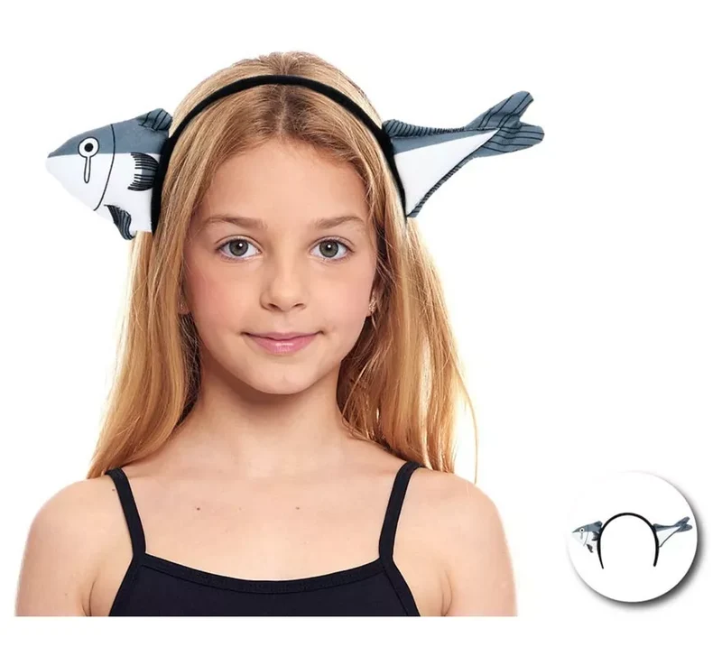 Diadema de Sardina de peluche infantil Universal Niños