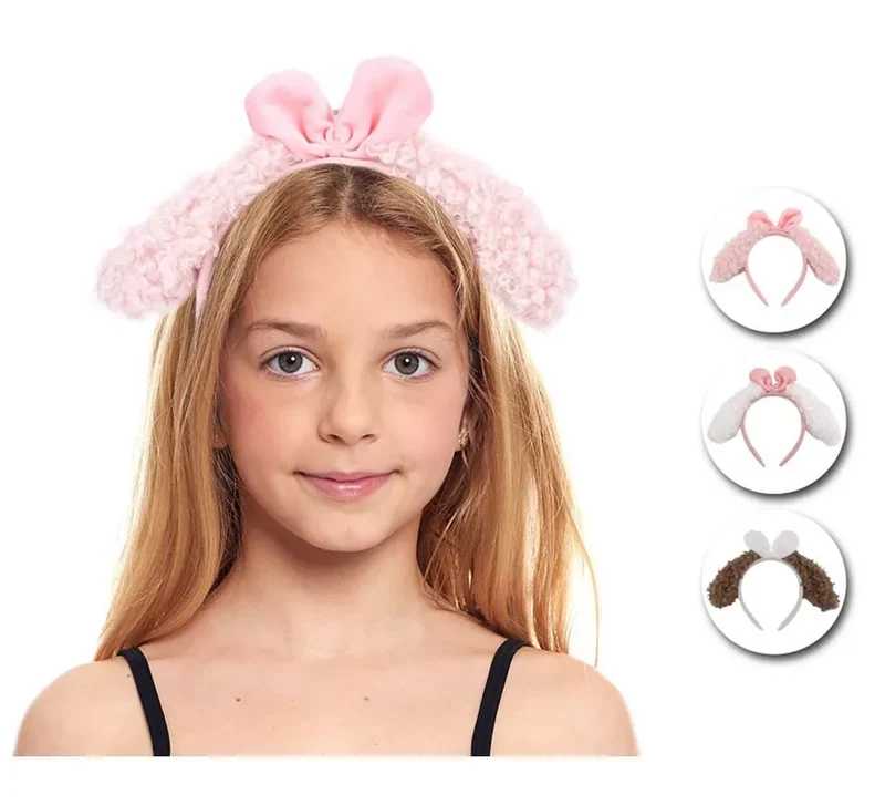 Diadema de Orejas de peluche en colores surtidos infantil Universal Niños