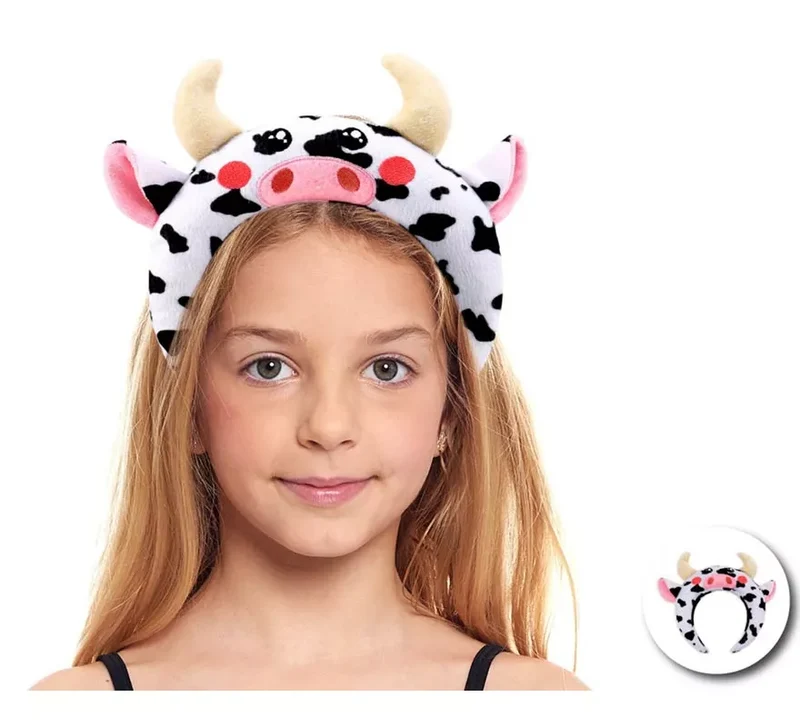 Diadema de Vaca de peluche infantil Universal Niños