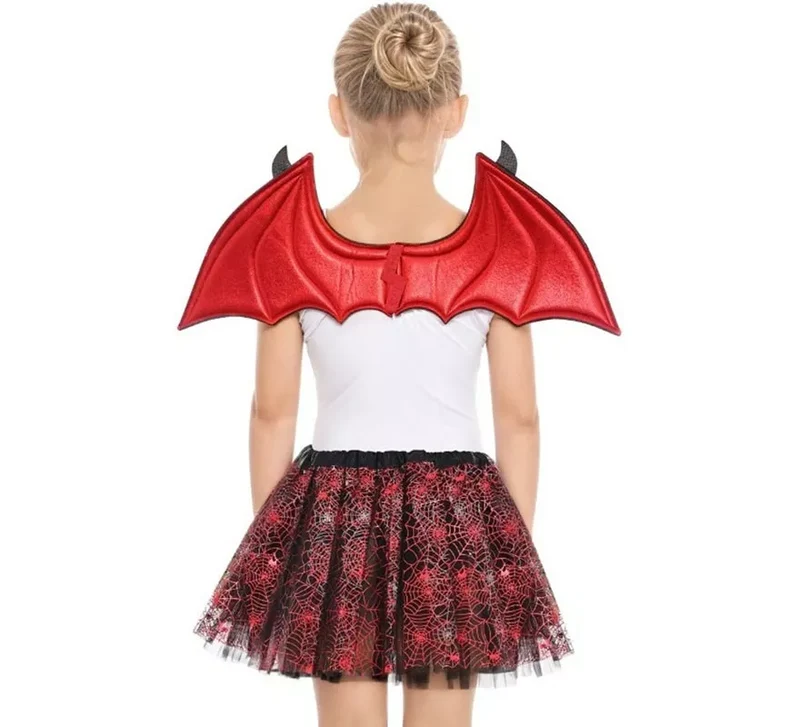 Kit de Murciélago rojo Infantil: Tutú y Alas Universal Niños
