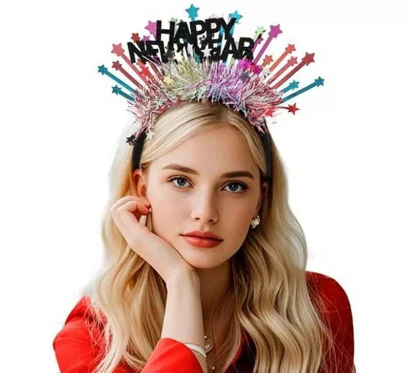 Diadema New Year Colores Universal Adulto