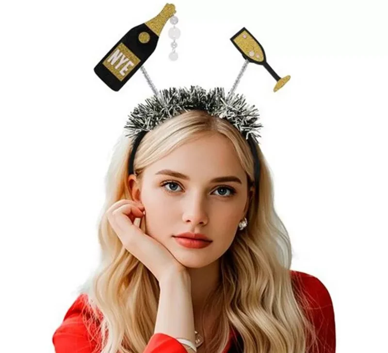 Diadema New Year Copas Universal Adulto